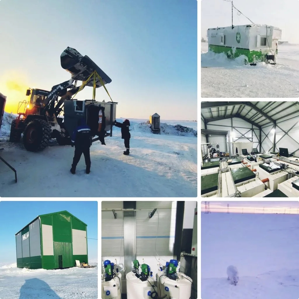 Завершаем строительство очистных сооружений в экстремальных условиях Заполярья! 